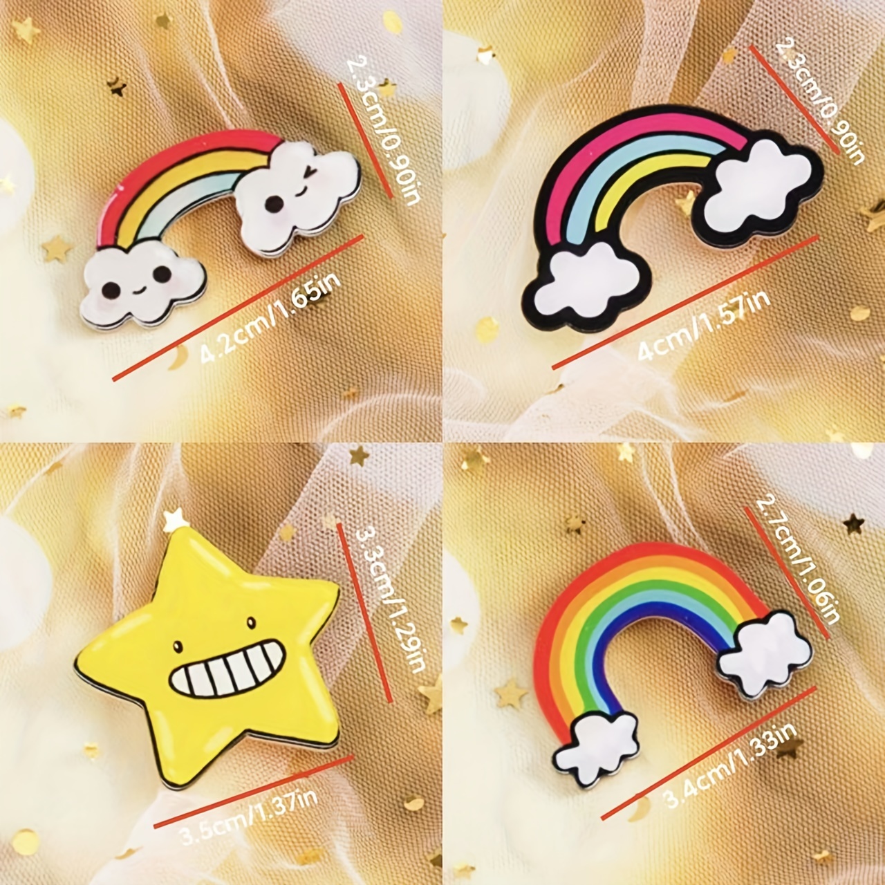 Cute Pins for Backpacks,50 Pcs Kawaii Acrylic Pins, Aesthetic for Girl's  Bags,Hoodies,Hats,Jackets Decorative Clothing Bags Jackets Hat Backpacks  Bag
