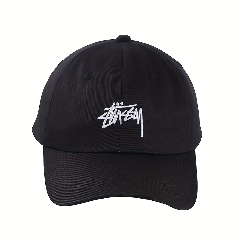 Letter Embroidery Baseball Cap Solid Couple Sports Hat Adjustable Dad Hats