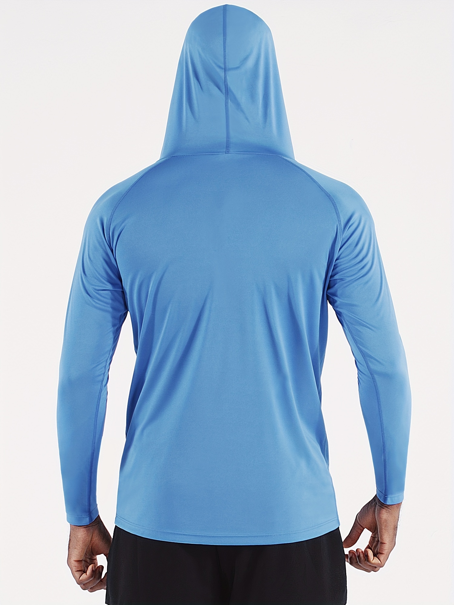 Men's Outdoor Sunscreen Hooded Long sleeved Sweatshirt - Temu