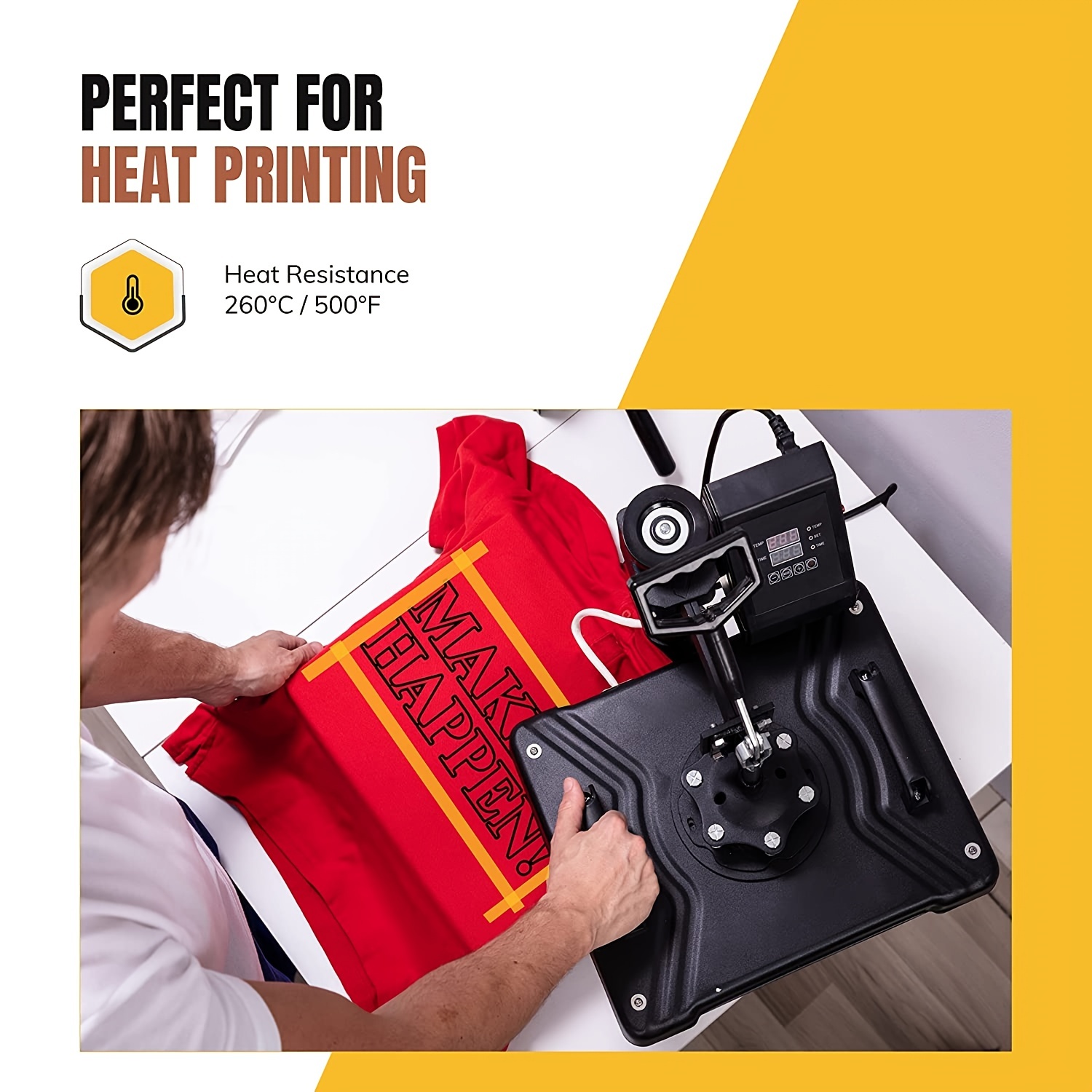 Heat Resistant Tape - Heat Heat Press Sublimation printing