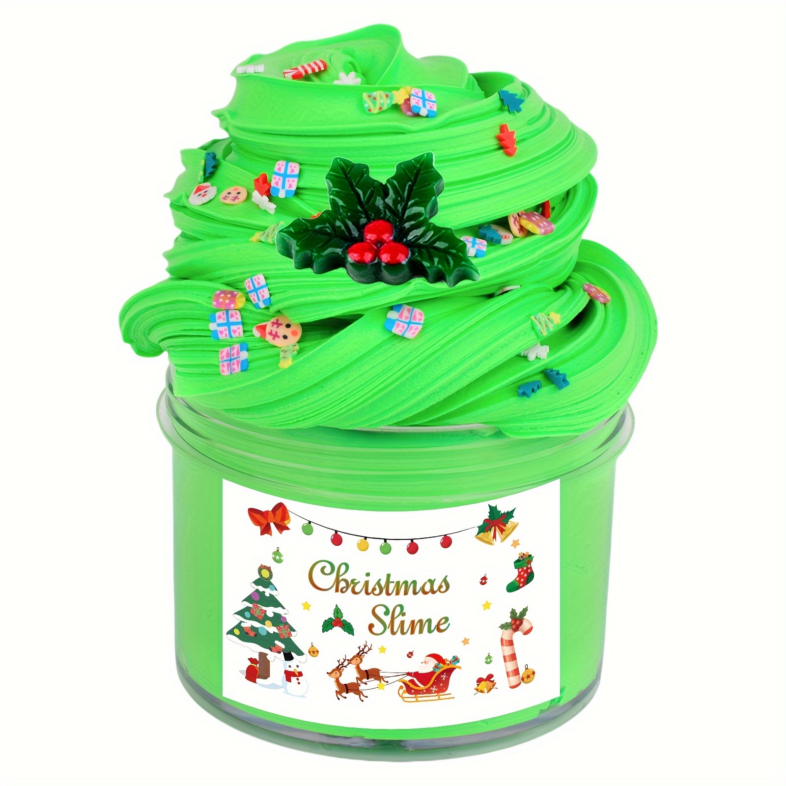 Christmas Slime Jars