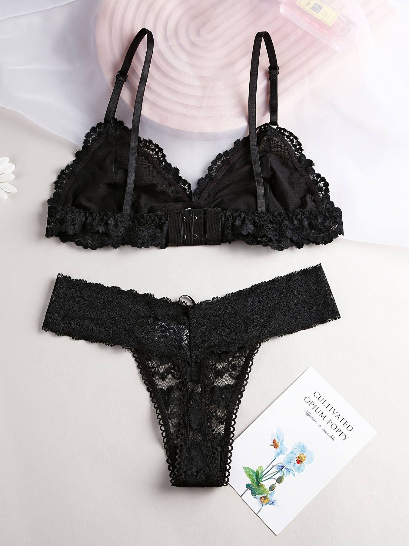 Full Lace Unlined Bras Semi sheer Skin friendly Intimates - Temu