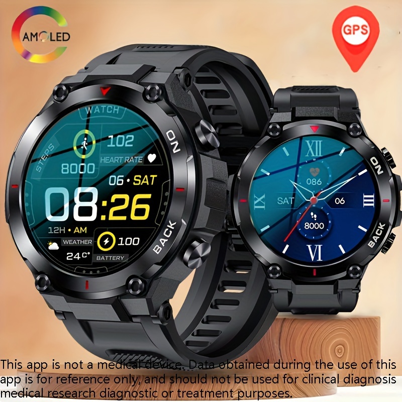 smart watch 1 32ips screen wole day watches for android iphone 480mah big battery super long standby time fitness watch for women men