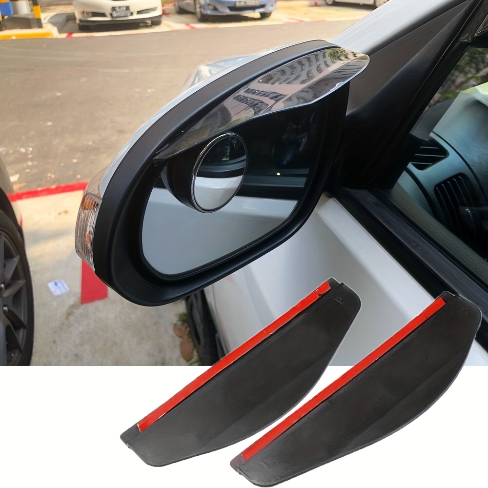 Carbon Fiber Car Rearview Mirror Rain Eyebrow Visor Sun Snow - Temu