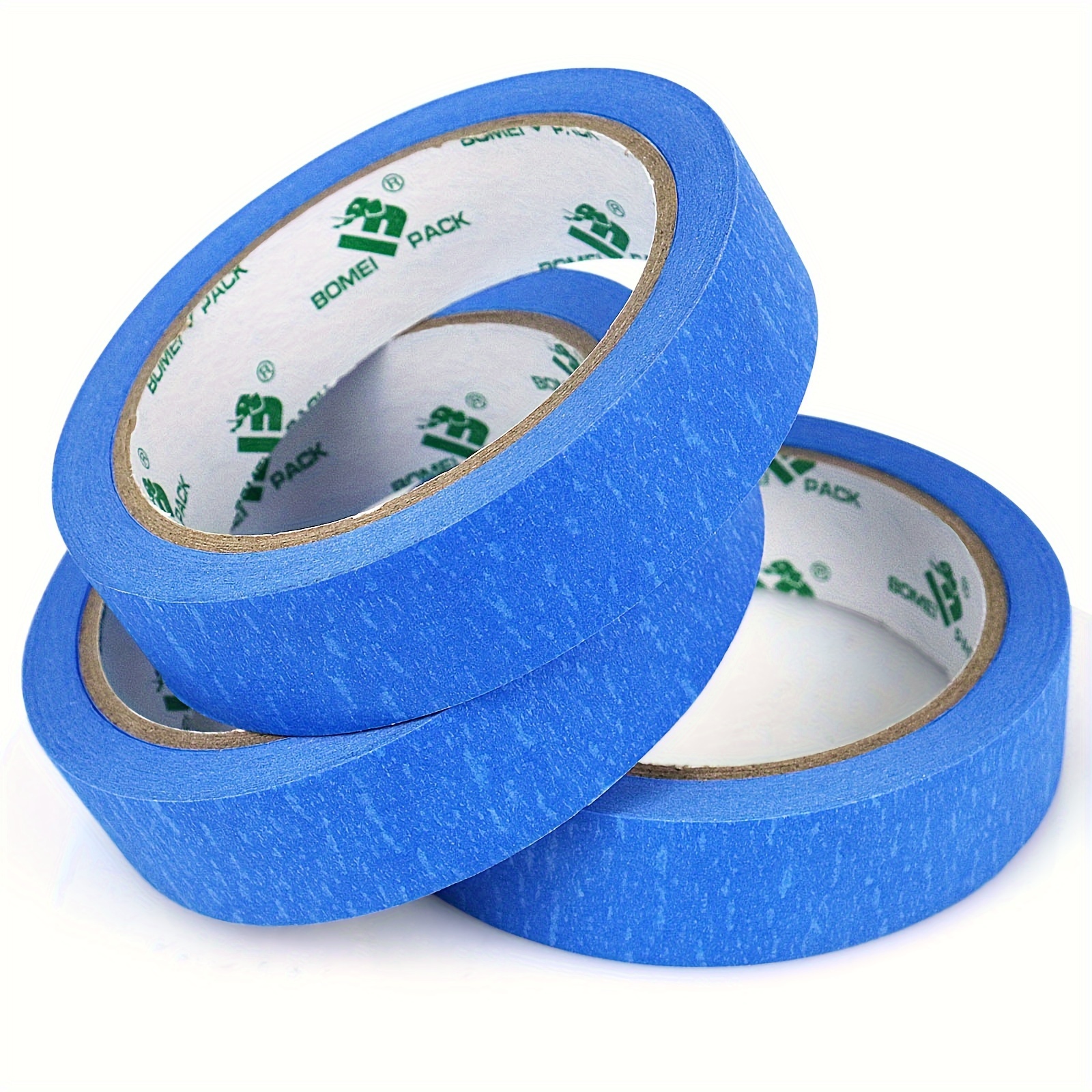 Blue Painters Tape - 6 Pack x 1 Inch x 55 Yards, Crepe Paper Masking Tape,  Paint Tape for Wall Painting, Crafts - AliExpress