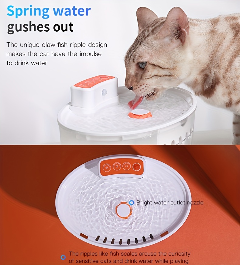 Automatic outdoor pet outlet water fountain