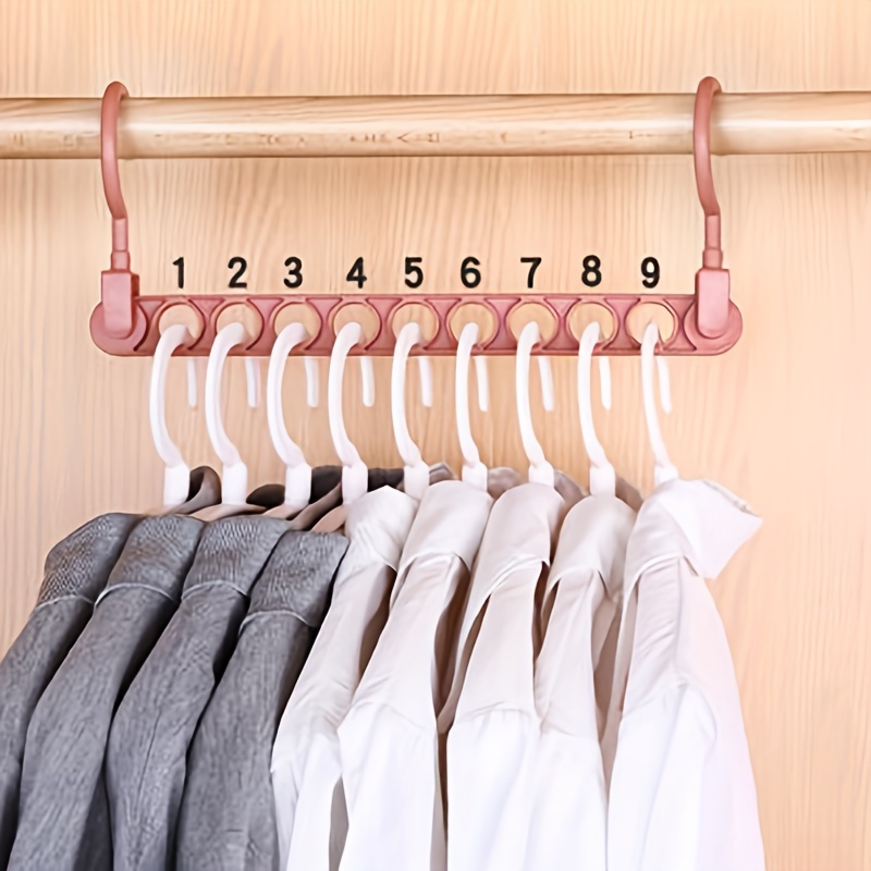 Multi hole Plastic Hangers Foldable Heavy Duty Clothes - Temu