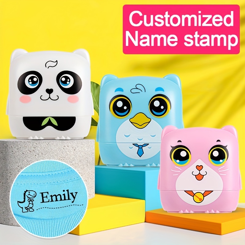 Personalized Kids Name Stamp For Children Name Seal - Temu