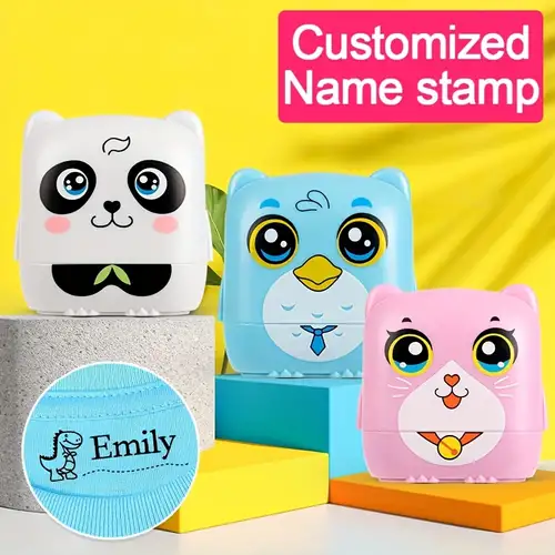 1pc Customized Name Stamps Personalized Name Stamp For Kids - Temu Canada