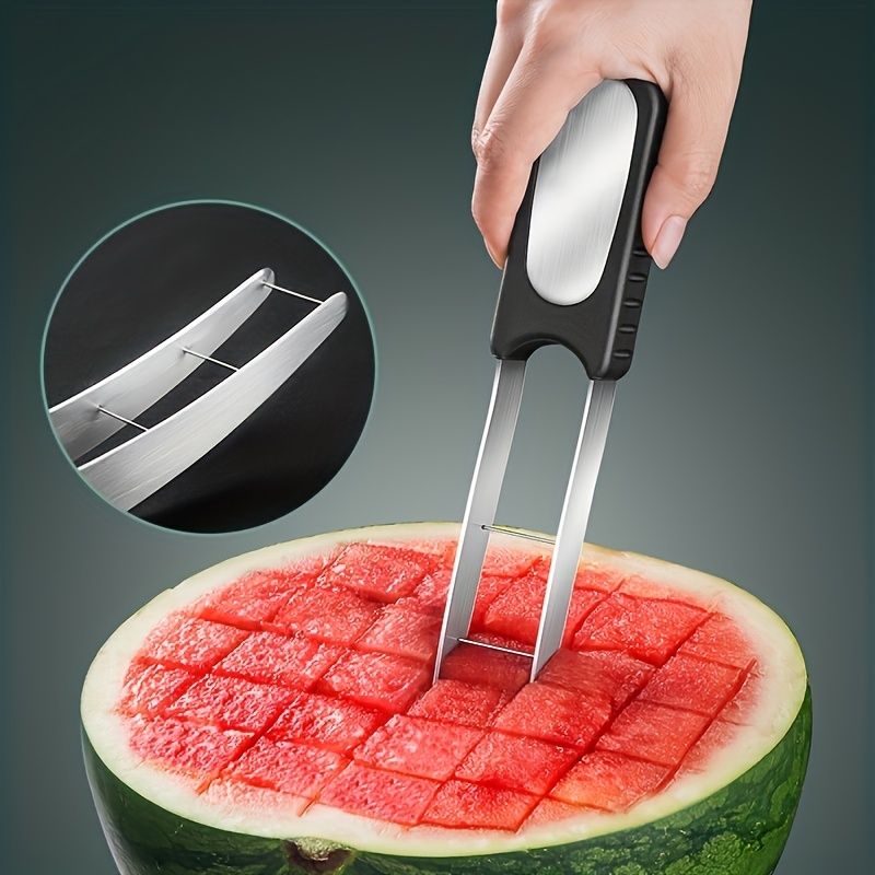 Stainless Steel Watermelon Slicer Kitchen Gadget - 1pc Watermelon
