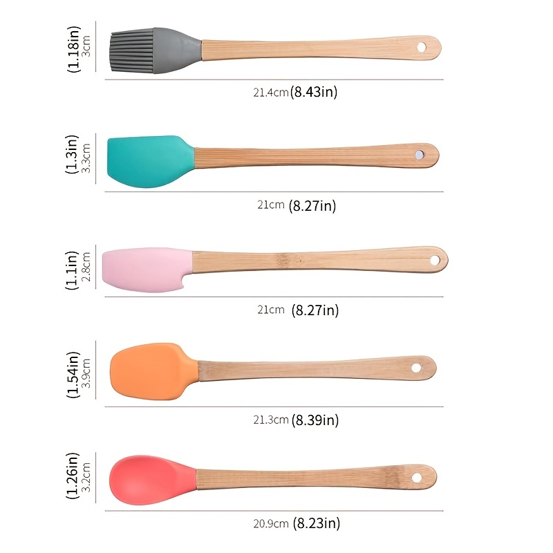 Baking Mini Kitchen Utensils, Silicone Spatula Basting Brush For Diy Baking  Tools, Home Kitchen Bakery Use - Temu