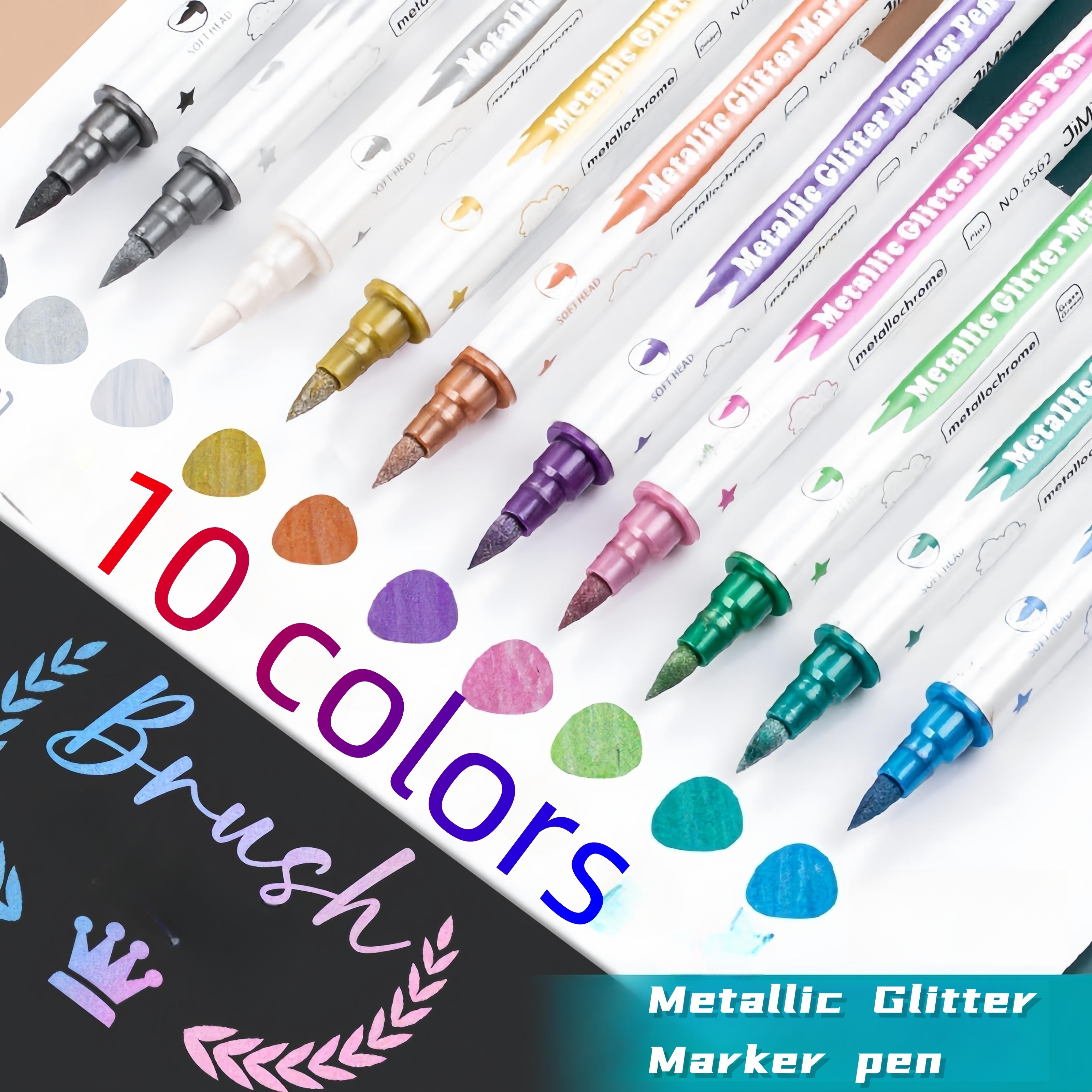Set 120 feutres coloriage à double fibre à base d'eau stylo aquarelle dual  brush