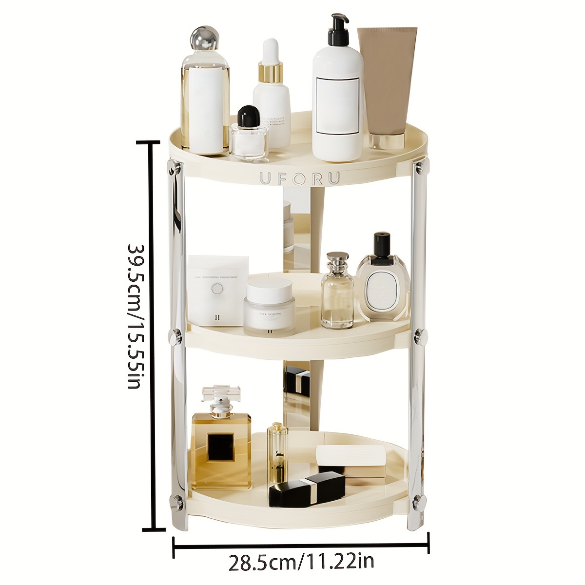 1pc Multi-capa Cosméticos Almacenamiento Rack, Vanity Maquillaje