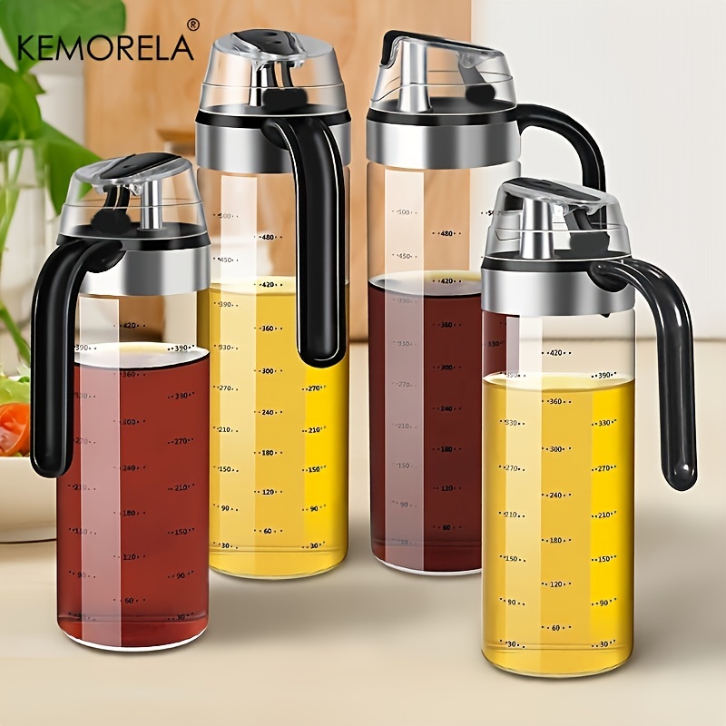 Kitchen Oil Bottle Automatic Opening And Closing Oil Bottle - Temu