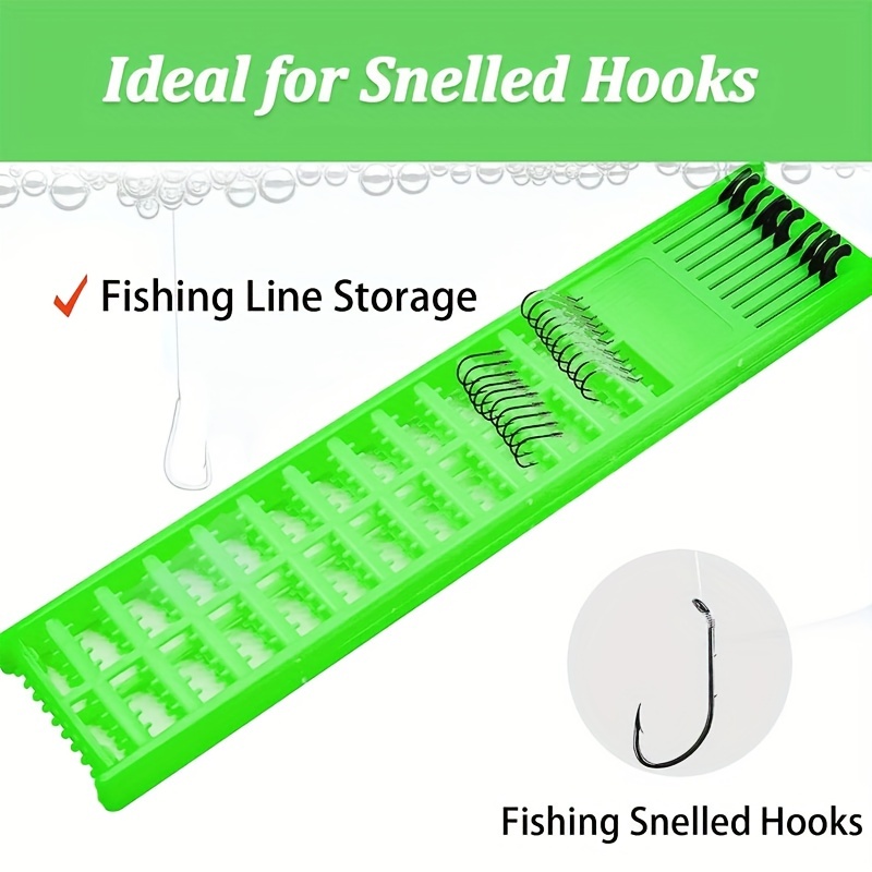 Organized Fishing Snelled Hook Holder Convenient Leader Rig - Temu Canada