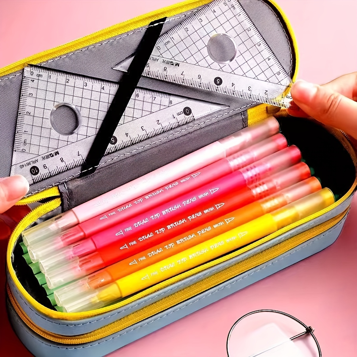 Trousse à crayons pour adultes Trousse à crayons esthétique pour adolescent  collège