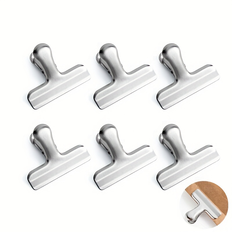 Wide Metal Chip Clips Snack Food Bag Sealing Clips Stainless - Temu