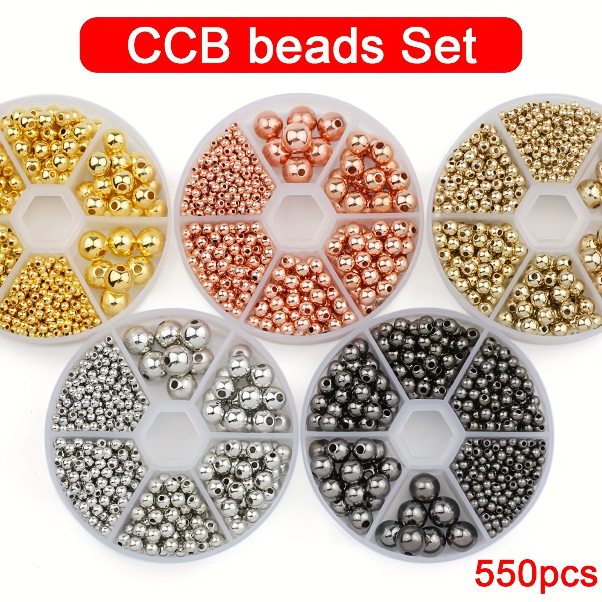 PAVA 550pcs Crystal Beads Kit for Bracelet Jewelry Making, 8mm Loose  Gemstone Crystal 7 Chakras Healing Natural Stone Beads with Accessories,  DIY