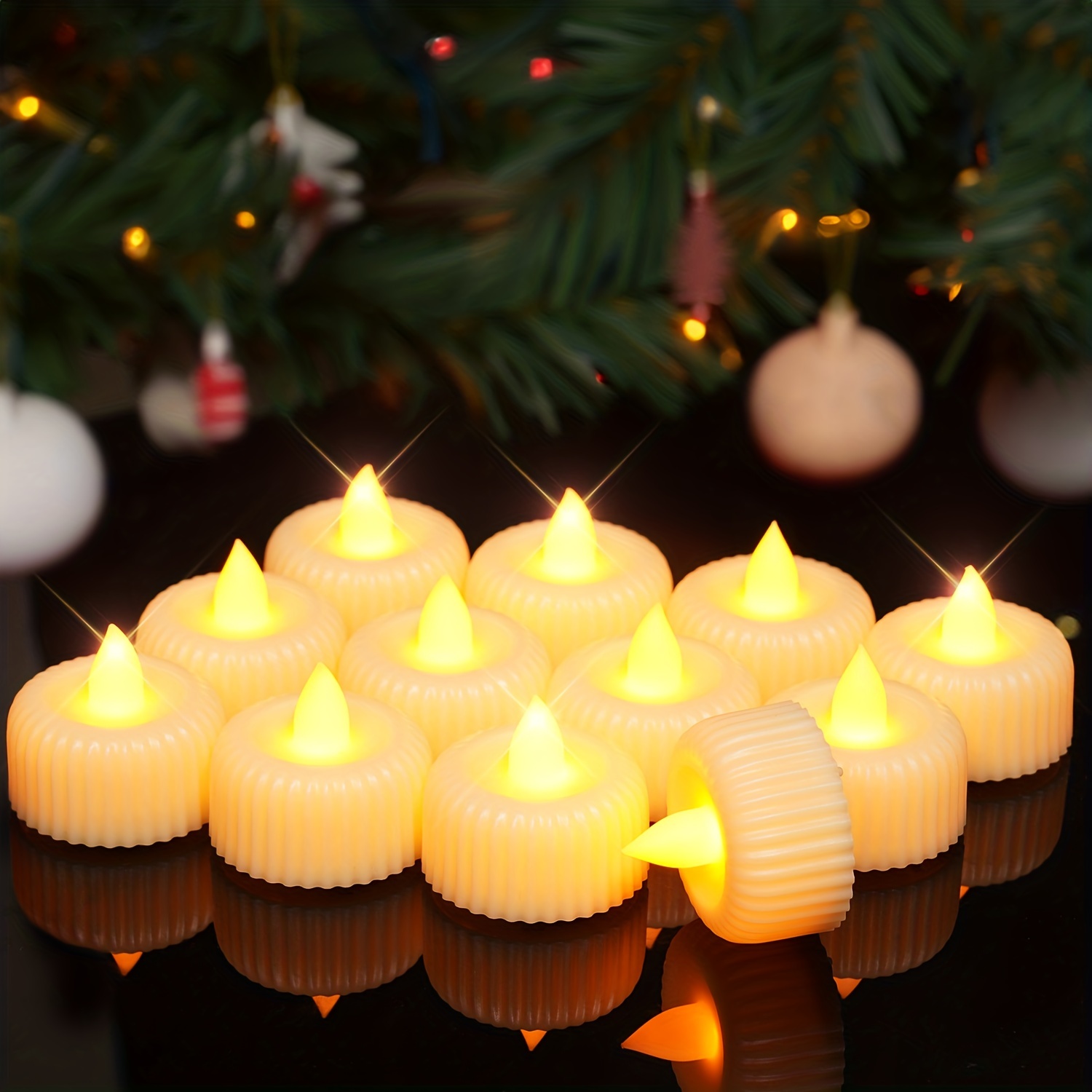 Bougies LED Flamme Vacillante Lumière, Chandelles clignotantes lampe, Bougies  vacillantes lampe, Fausses bougies électriques Bougies de Noël, Arbre de  Noël, Bougies de Pâques : : Luminaires et Éclairage