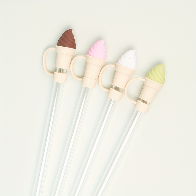 Straw Tips Cover Reusable Straw Toppers Kawaii Cloud - Temu