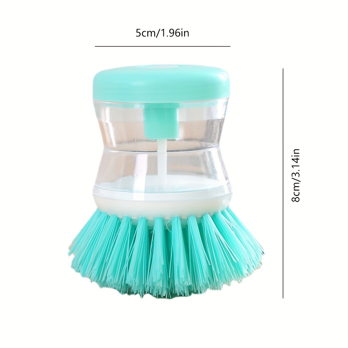 Ceramic Soap Dispenser Dish Brush: Perfect For Dishes, Pots, Pans & Kitchen  Sinks - Household & College Dorm Essentials! - Temu