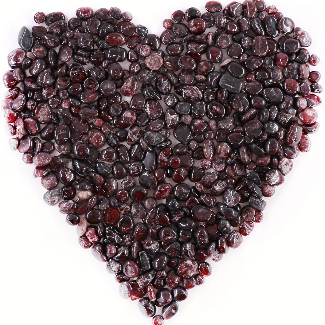 Natural Garnet Tumbled Chips Stone for Decor