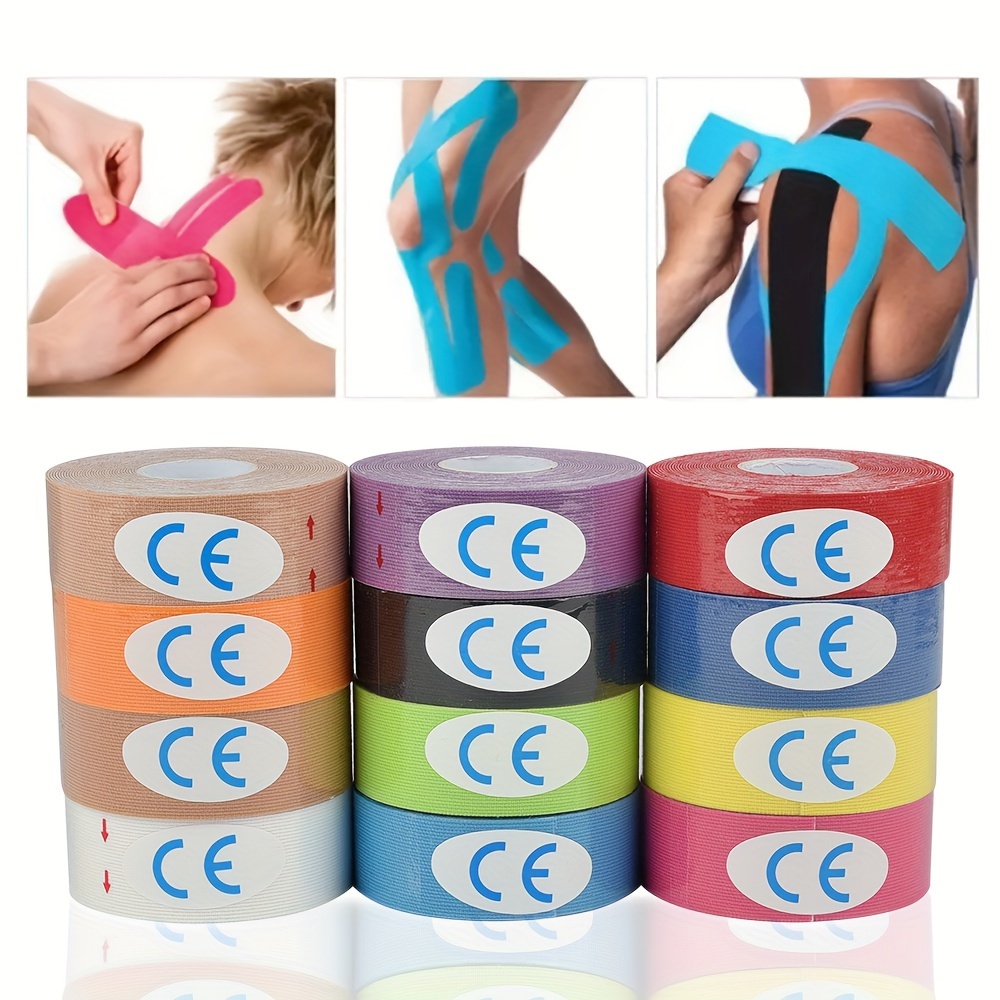 

1roll Kinesiology Tape For Sports Recovery - Elastic Knee Brace And Bandage