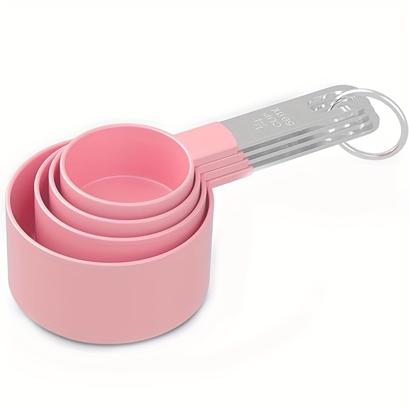 Measuring Cups and Measuring Spoons Cute Pink Set of 8pcs