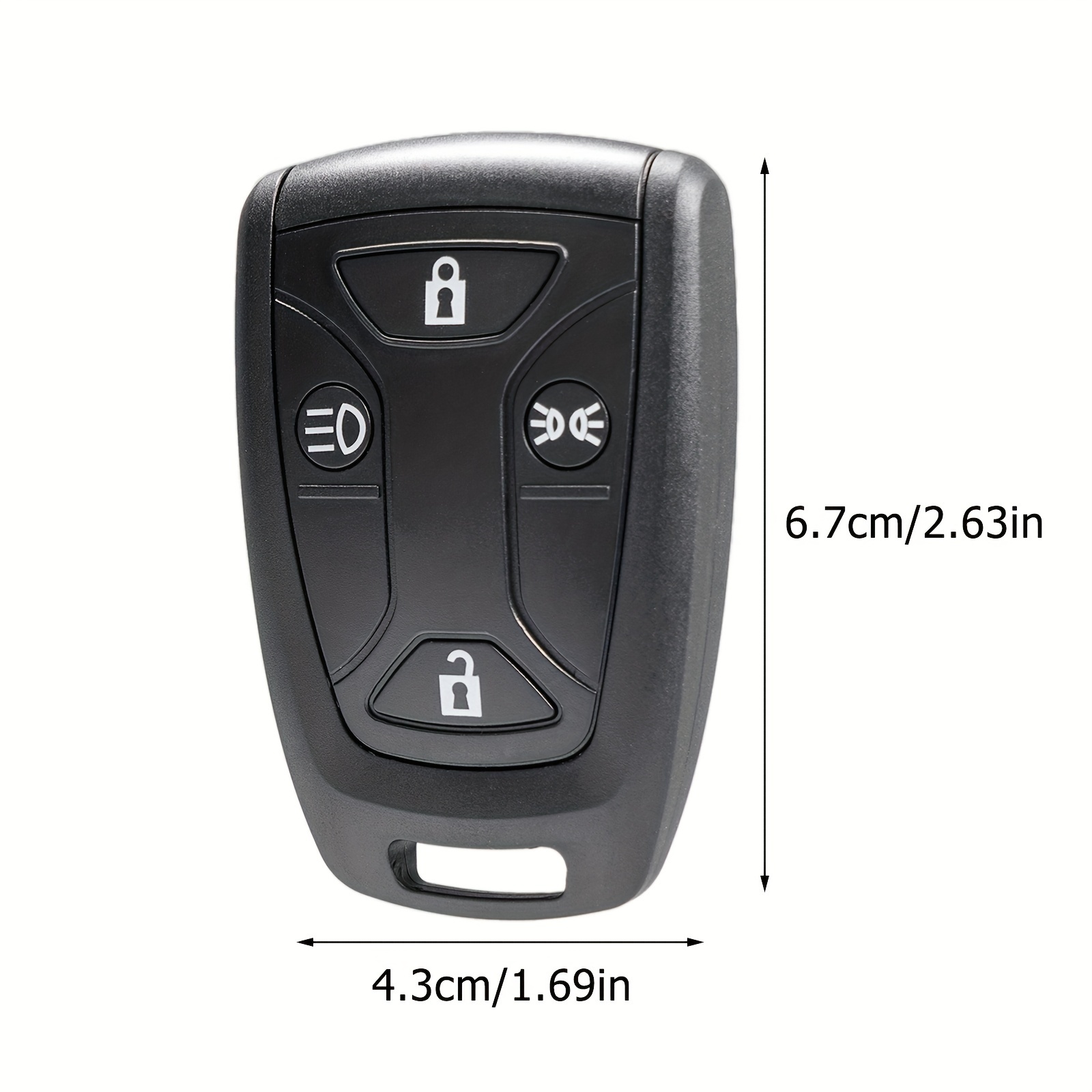 4 Tasten Smart Remote Auto Schlüssel Fob Shell Case Cover - Temu Austria