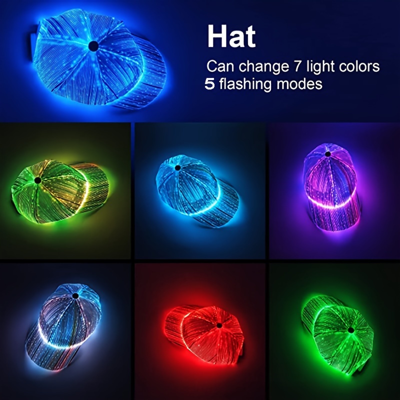 Light up 4 Modes LED Hat Luminous USB Charge Baseball Caps Unisex Party Hats  for Adults Rave Hat Black Snapback Glowing Dad Hat Flashing Funny Hats Cool  Hat - China Bucket Hat