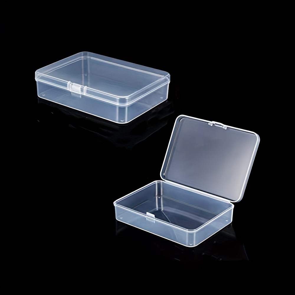 1pc Rectangular Clear Plastic Storage Container: Perfect for Beads & Other  Small Crafts!