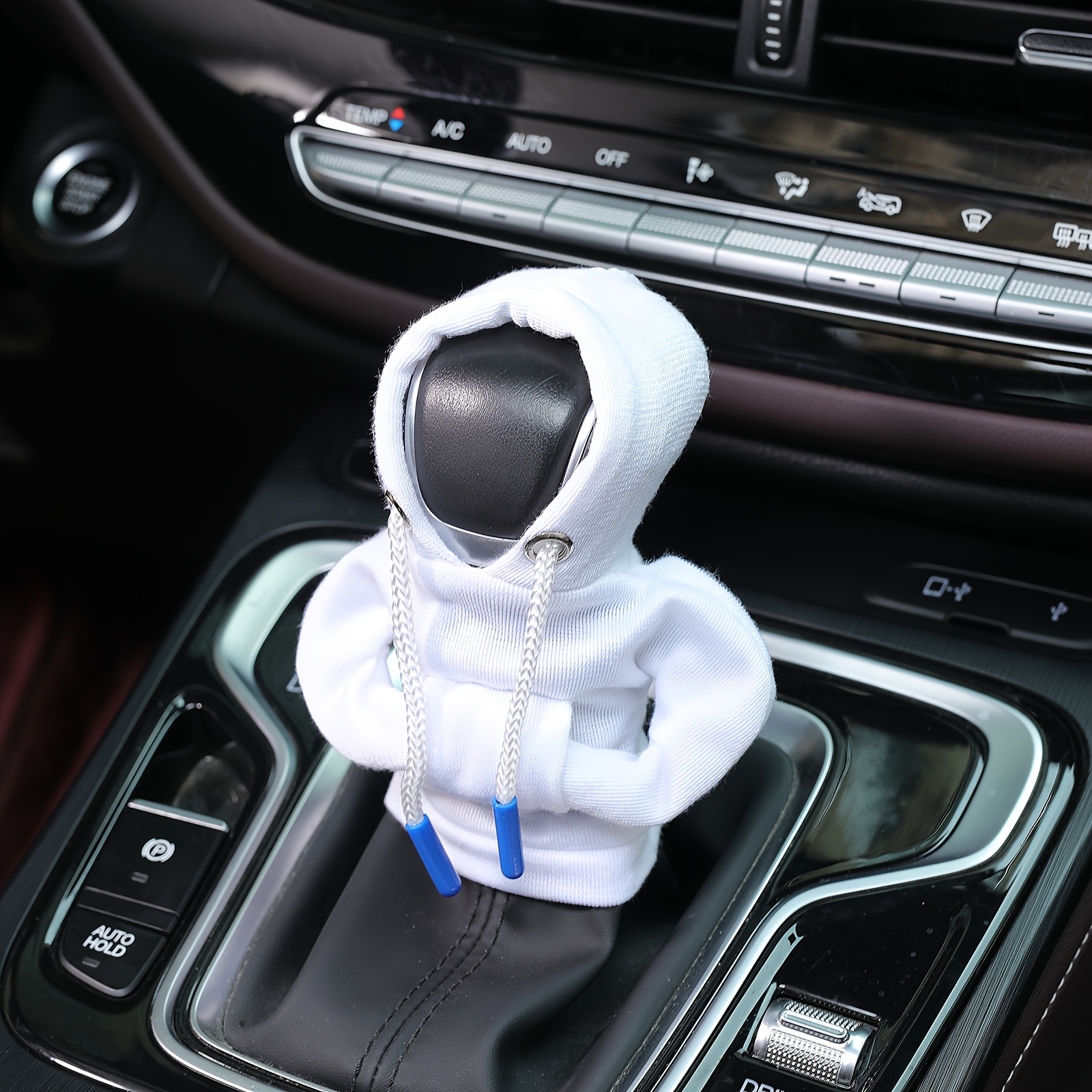 Large Size Universal Car Gear Shift Cover Hoodie Fashionable - Temu