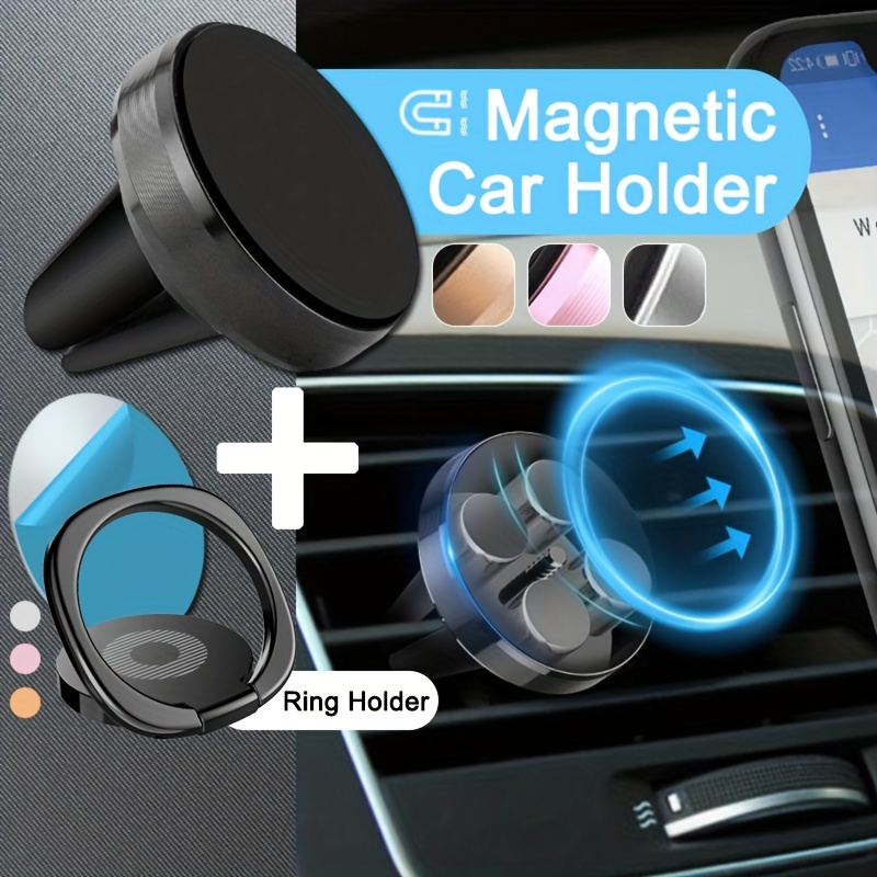 3-in-1 Usb-ladekabel Und Magnetische Handyhalterung Für Das Auto