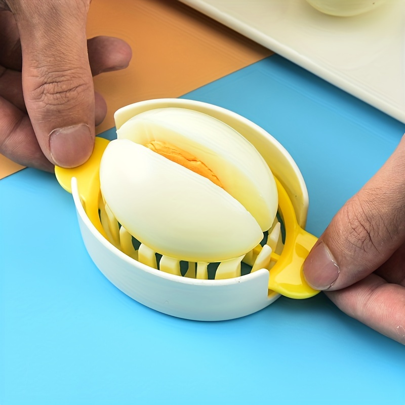 1pc Household Multifunctional Egg Slicer For Peeled And Hard