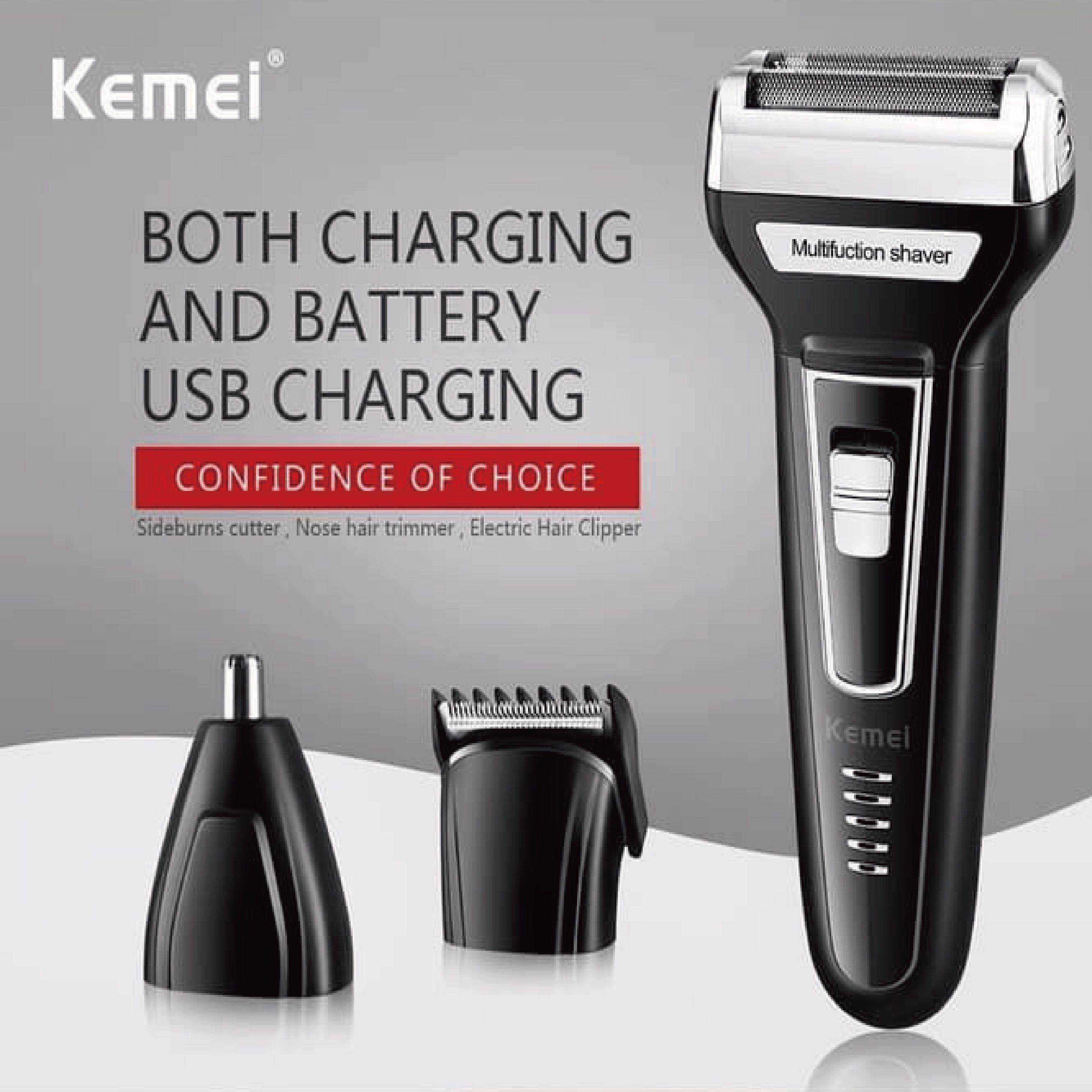 kemei km 6558 charging time