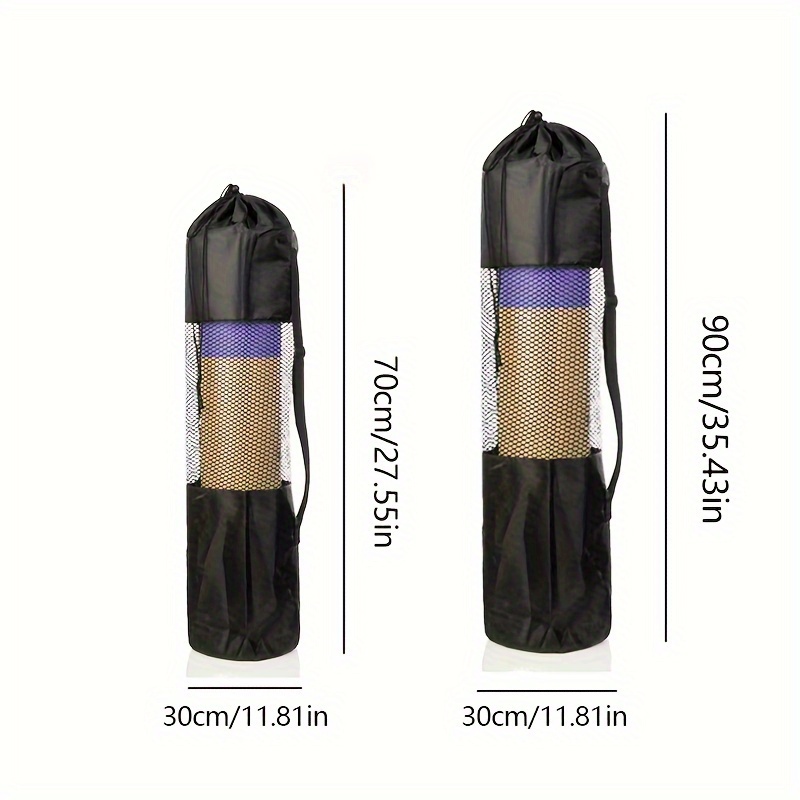 Widened Yoga Mat Storage Bag Oxford Textile Fitness Mesh Bag