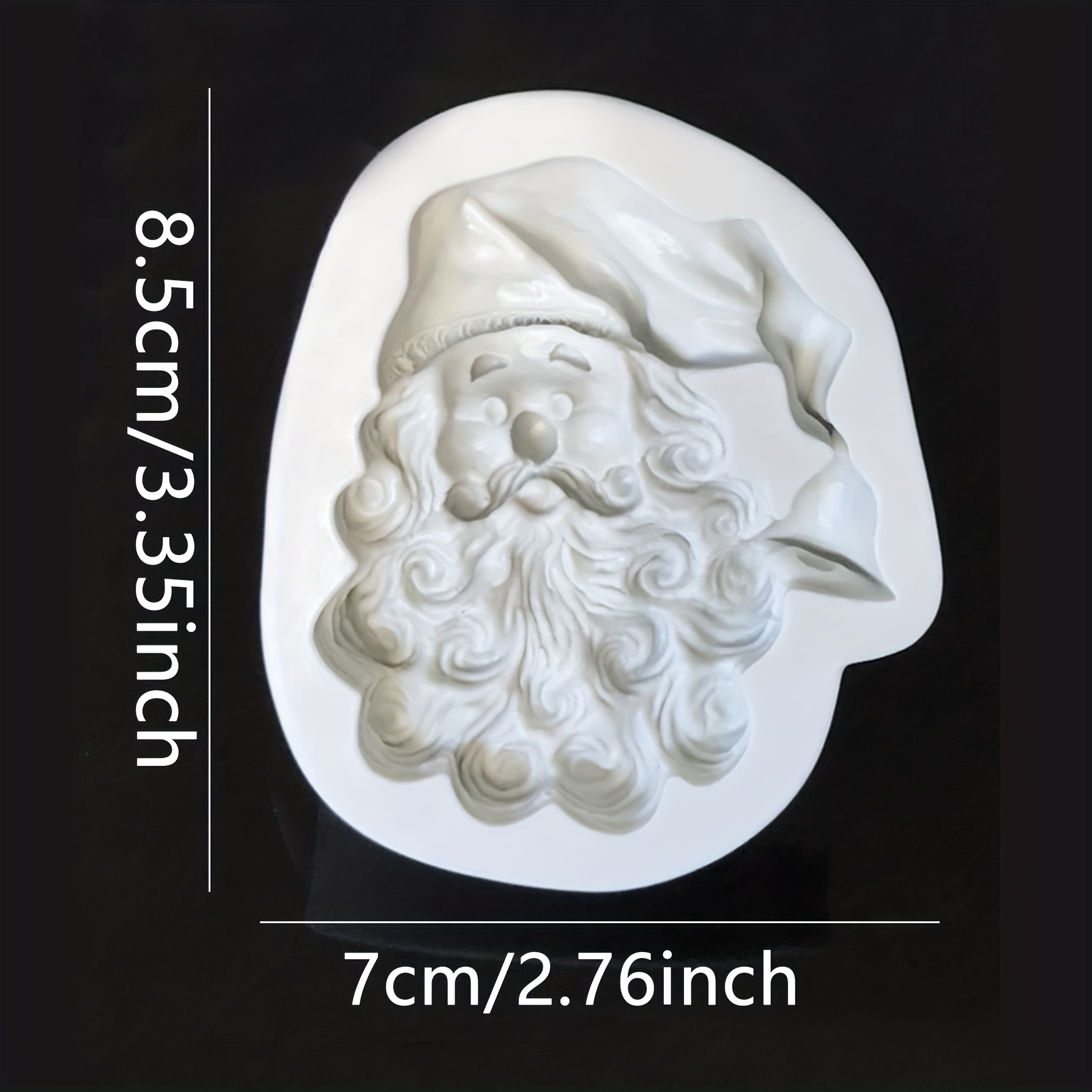 Christmas Santa Claus Shaped Silicone Baking Mold Cake Mold Cake Pan DIY  Baking Tools Christmas Supplies Baking Mold Cake Decorating Tools 