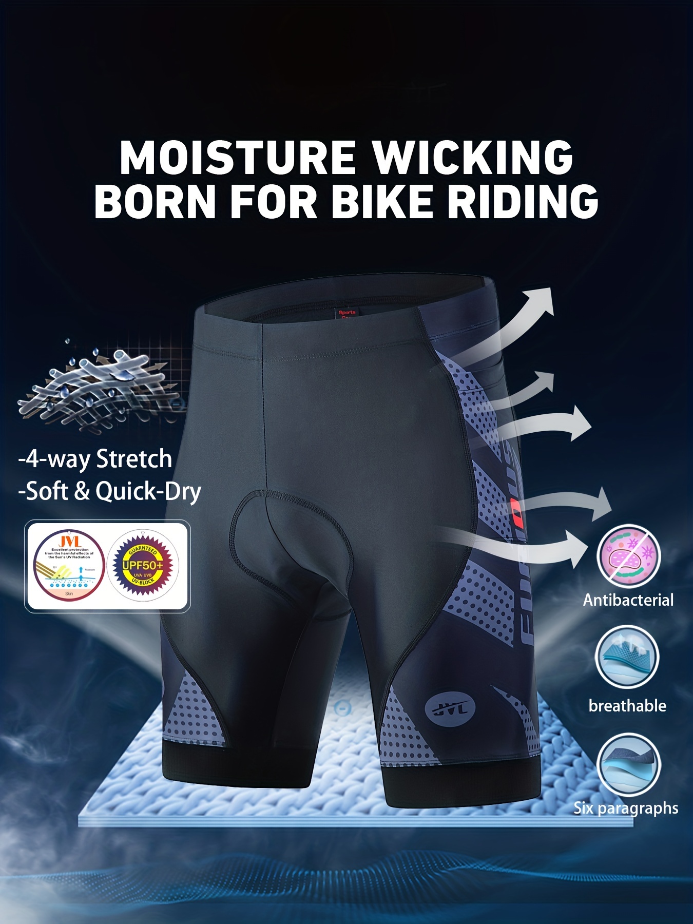 High performance Men's Cycling Shorts Zipper Pocket 4d - Temu