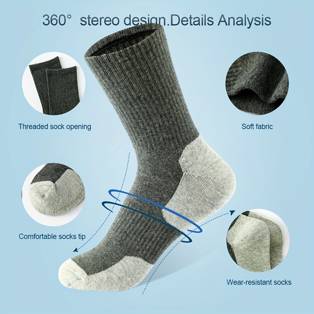 Men's Cotton Breathable Comfortable Socks - Temu Canada