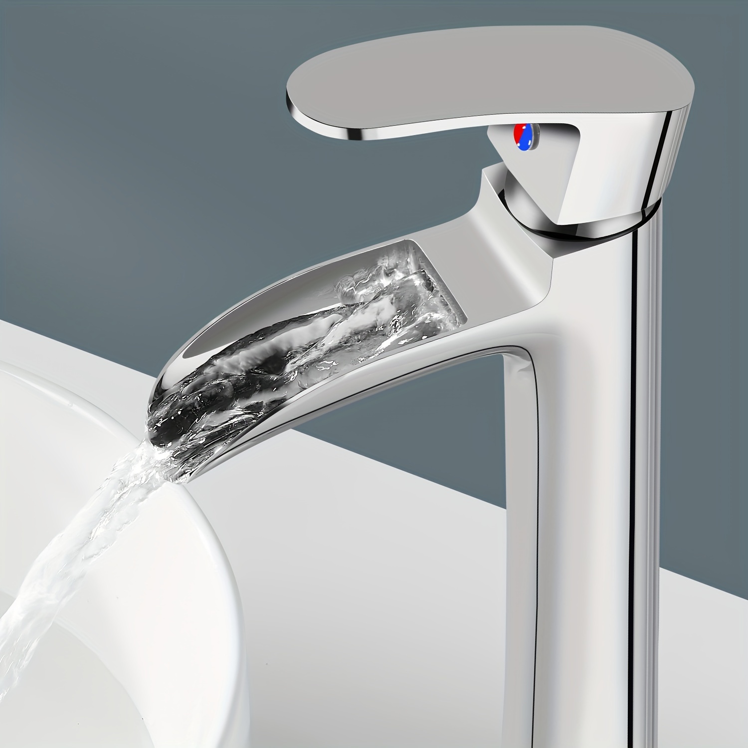 Robinet Salle Bain Visage bassin unique robinet robinet brosse évier  mitigeur vanité eau salle de bain robinets accessoires ménagers (Color : C)