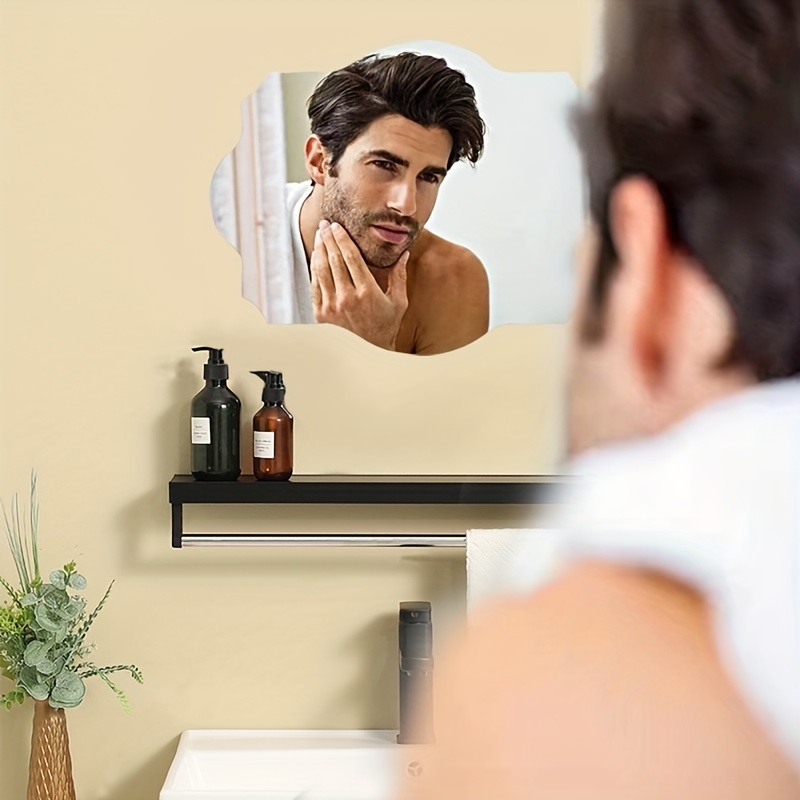 1pc 2mm Runder Spiegel Selbstklebende Nicht glas spiegel - Temu