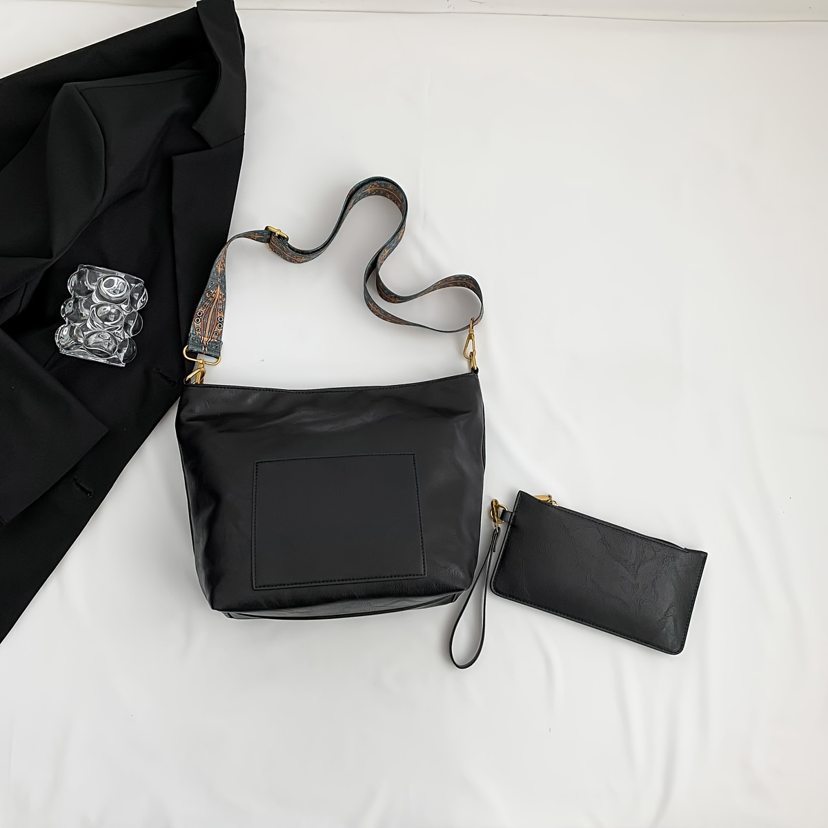 Sac Fourre-tout Marron Pour Femme En Simili Cuir PU - Pratique Et Léger, Idéal Quotidien