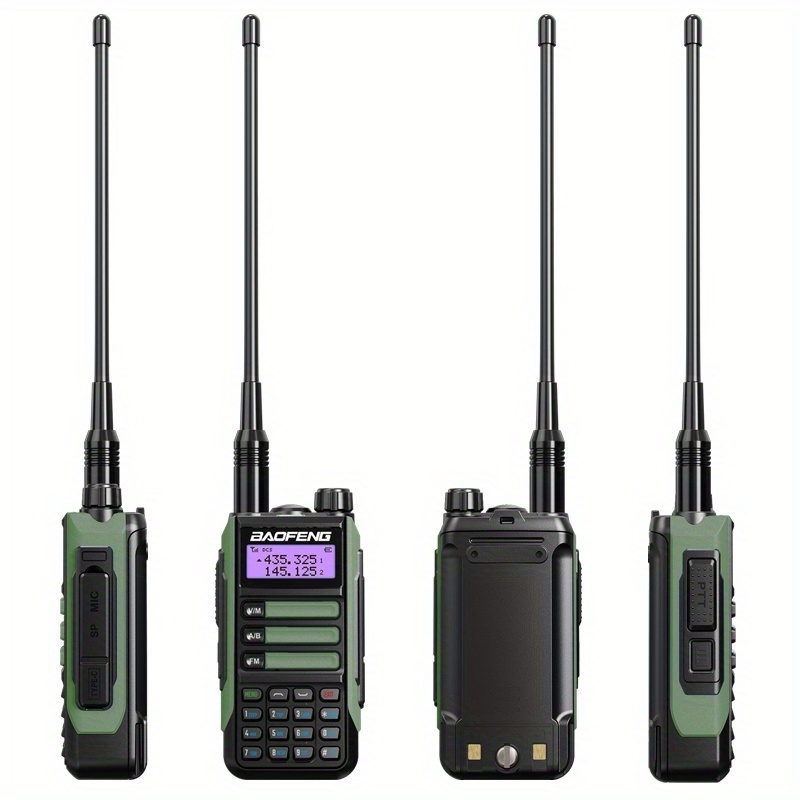 Walkie Talkie 2 Pack Radios Ht Baofeng Bf-888s Intercom Cb Ham Two Way  Radio Mini Long 100 Km Range Walkie-talkie