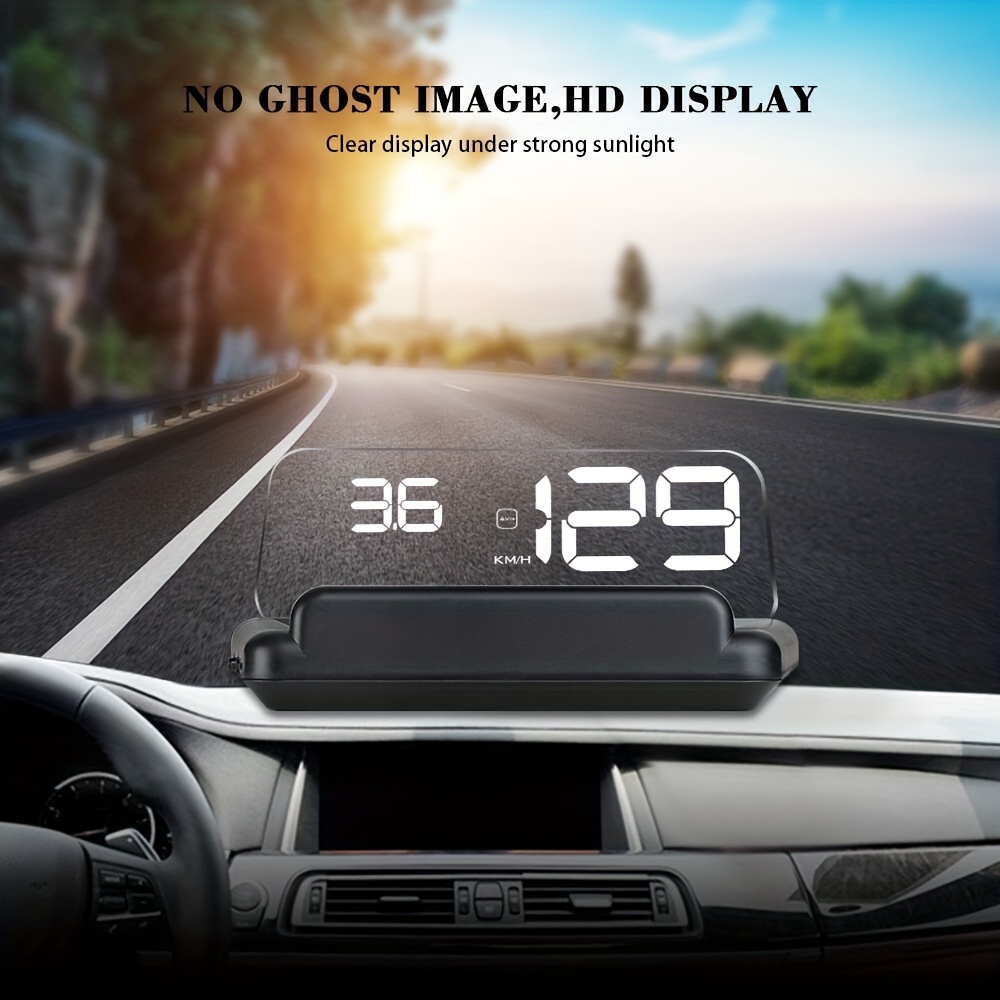 1pc C500 OBD Auto Projektions-Head-Up-Display, Universelle  Fahrzeuggeschwindigkeit, Wassertemperatur, Kraftstoffverbrauch, MPH KMH  Automatische HUD Head-Up-Display-Alarm - Temu Austria