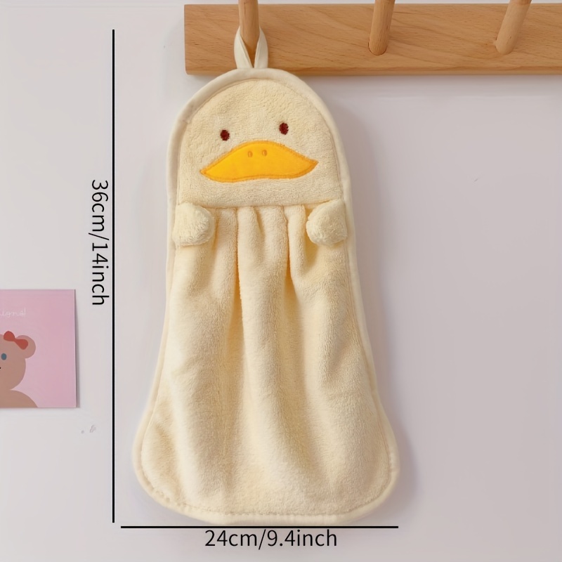 3pcs cartoon shaped hand wipe towel hangable absorbent   friendly hand washing details 3