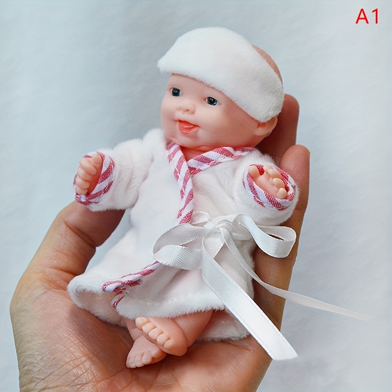 Reborn Dolls Baby Reborn Silicone Reborn Baby Doll Palm Dolls Pajamas Dress  Simulation Baby Reborn Baby Doll Toys - Temu