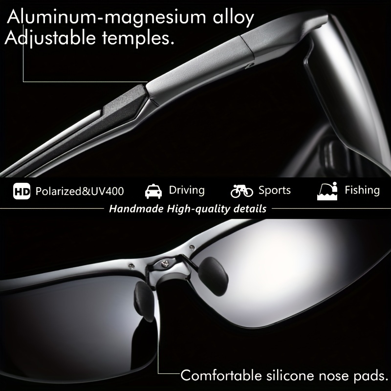 Aluminum Magnesium Frame Sunglasses Polarized Men Women