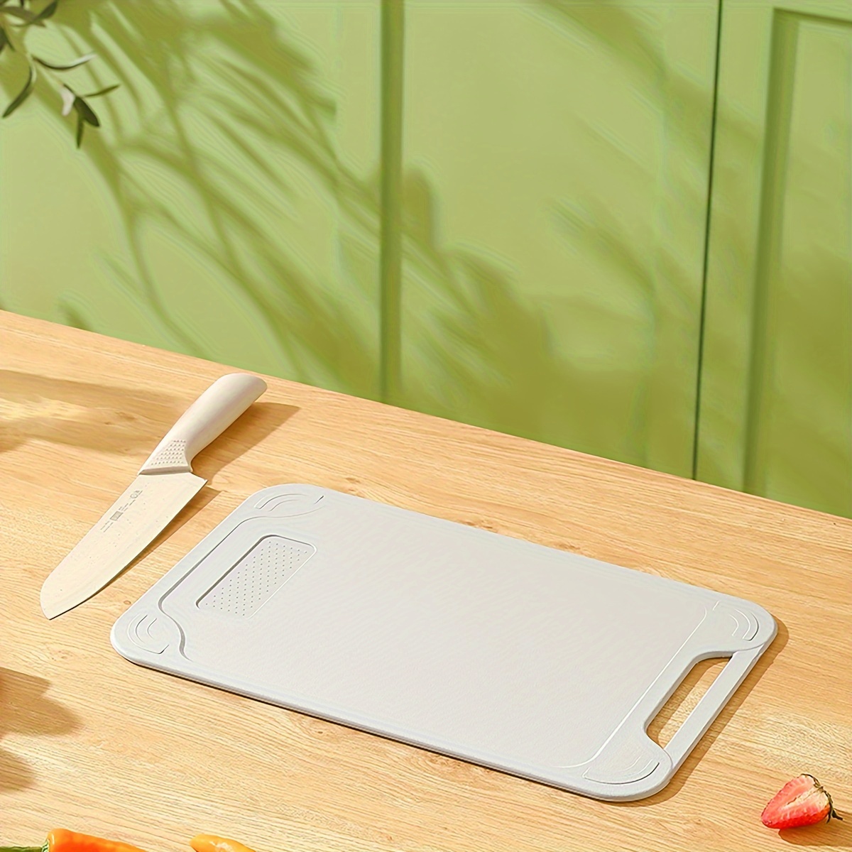 Chopping Board Plastic Cutting Boards Set For Kitchen Bpa - Temu