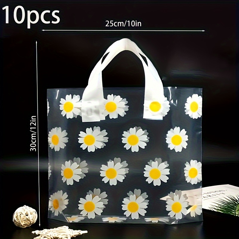 Transparent Small Daisy Gift Bag, Gift Tote Bag, Creative Portable Gift  Packaging Bag, Valentine's Day Wedding Birthday Gift Packaging Bag - Temu