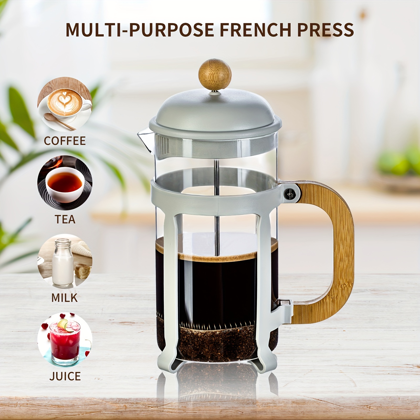 French Press Coffee Maker - Temu